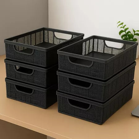 Kit Cestos Organizadores Reforçados