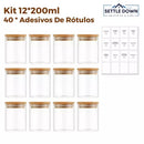 Kit 6 Potes Herméticos de Vidro