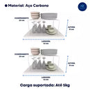 Kit Organizador de Armário Aramado