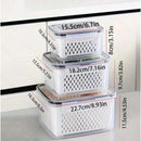 Kit 3 Organizadores para Geladeira