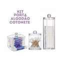 Kit Porta Cotonete e Algodão